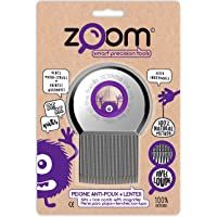 Los mejores  - ZOOM Peine para Piojos - Elimina Liendres y Huevos - Cepillo de Metal con Lupa Amplificadora y Puntas Redondas…